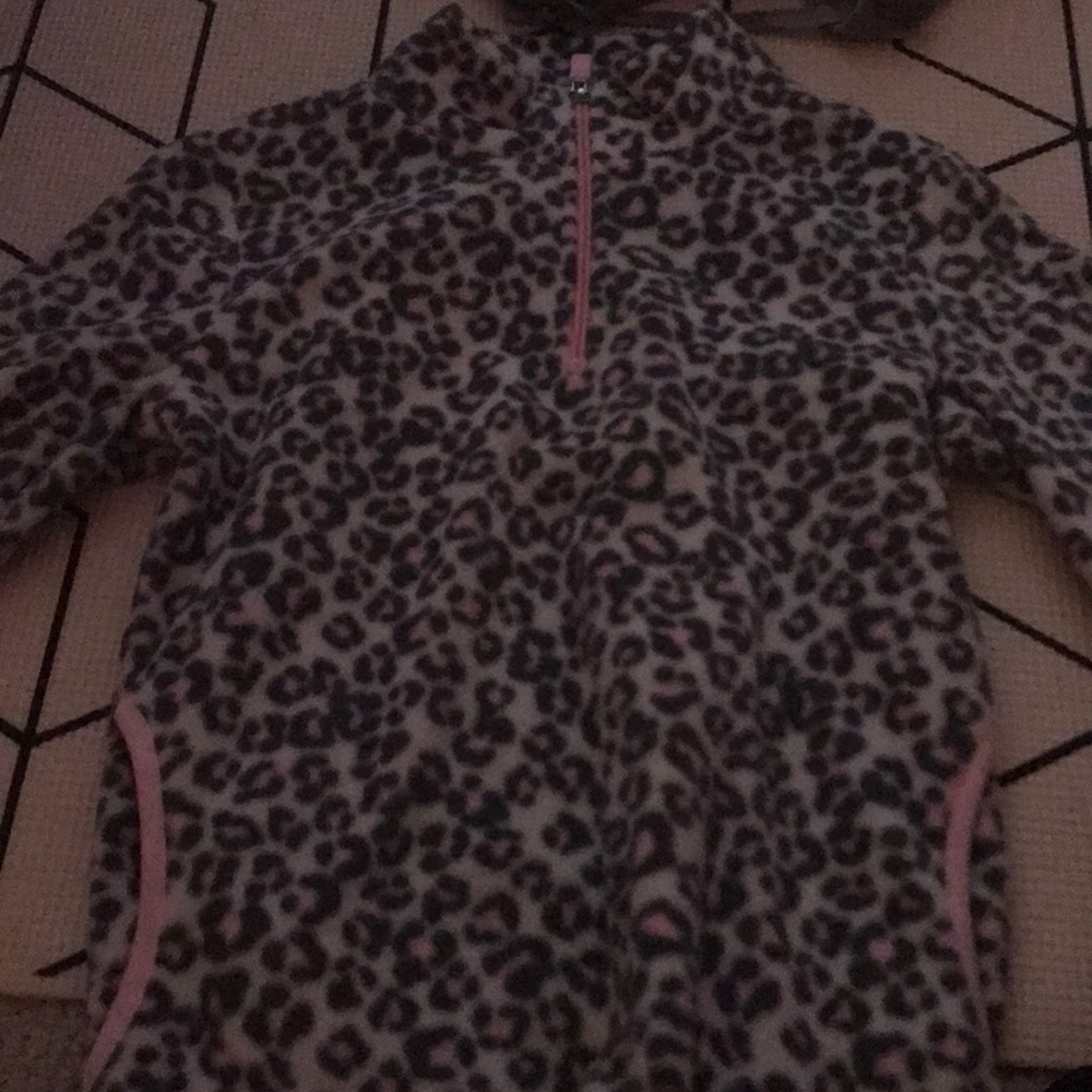 Girl jacket leopard